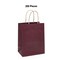16" x 6" x 12" Shadow Stripe Colored Kraft Shopping Bags - 250 Pcs